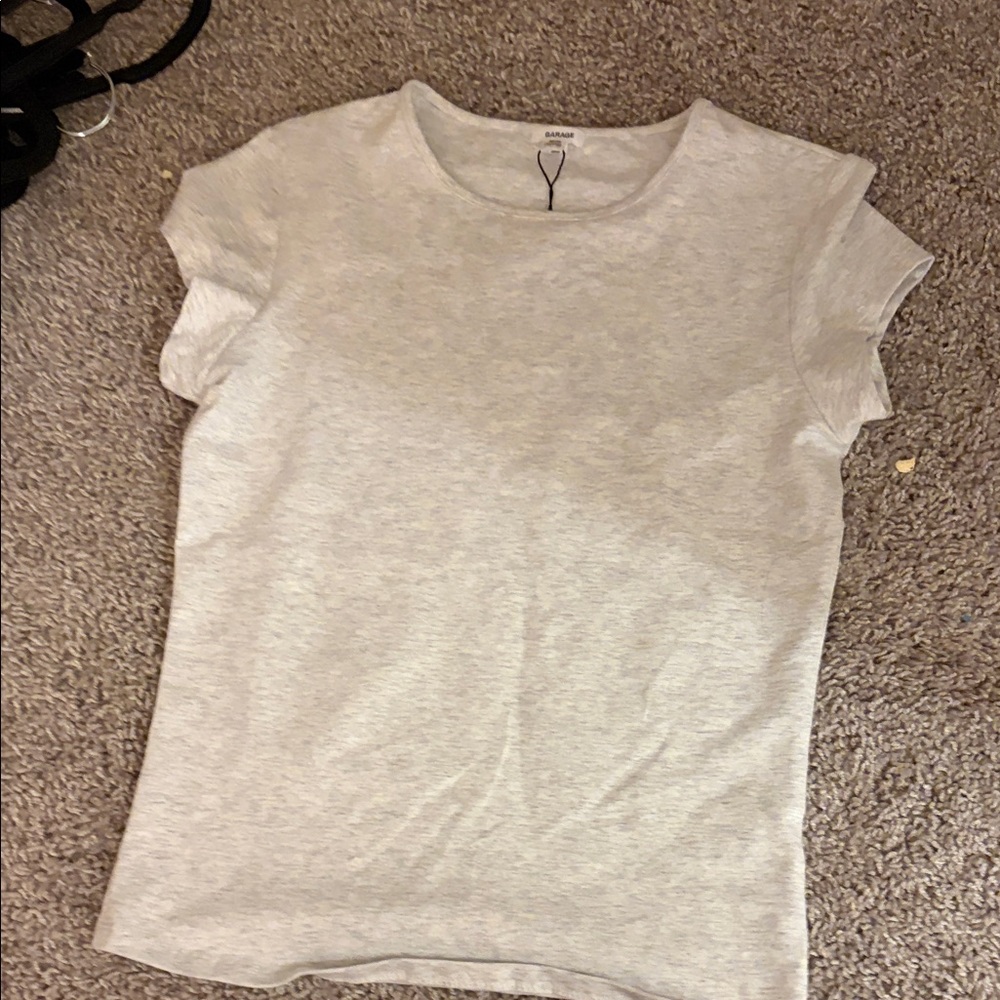 Garage Heather Gray Short Sleeve Tee